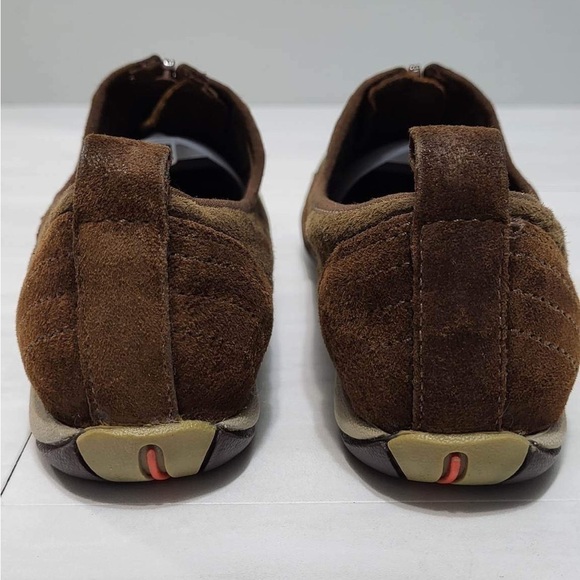 MERRELL Barrado Leather Chestnut Perf. Sneakers - Picture 5 of 14